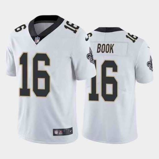 Men New Orleans Saints 16 Ian Book Nike White Vapor Limited Player NFL Jersey